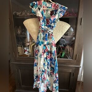 Alexis Floral Ruffle Maxi Dress